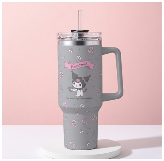 [쿠팡핫딜] Tiger Pavilion 대용량 304 스테인리스 스틸 캐릭터 텀블러 (7,990원/무료)