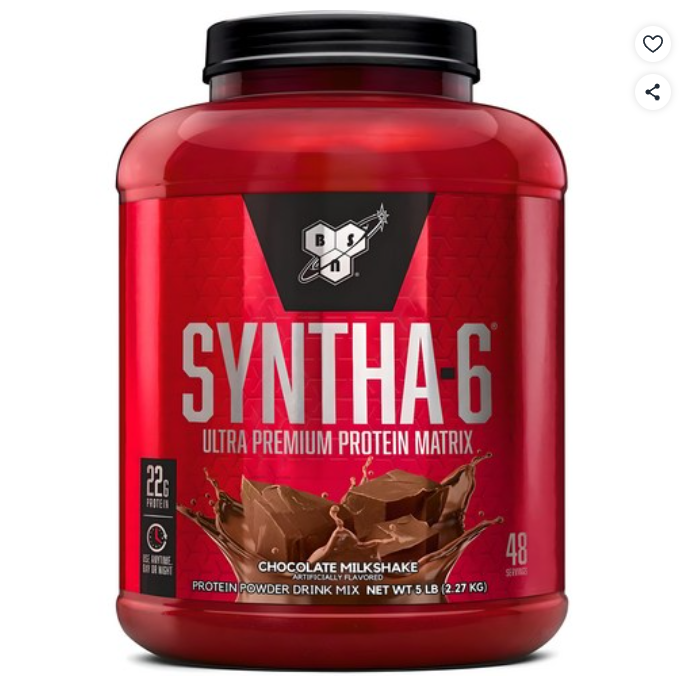 [쿠팡핫딜] 비에스엔 신타-6 프로틴 파우더 드링크 믹스 단백질 보충제 초콜릿 밀크셰이크, 1개, 2.27kg (73,710원/무료)