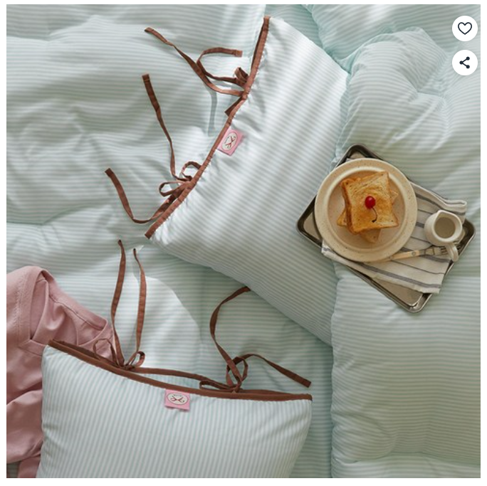 [쿠팡핫딜] 마틸라 리본케이크 차렵이불 침구 세트 (54,050원/무료)