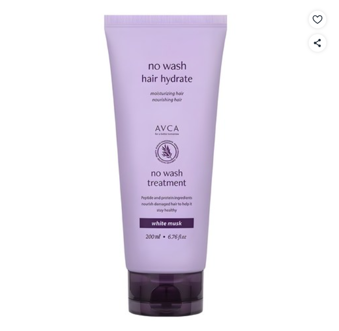 [쿠팡핫딜] 아브카 노워시 트리트먼트 헤어팩 화이트머스크, 200ml, 1개 (5,900원/무료)